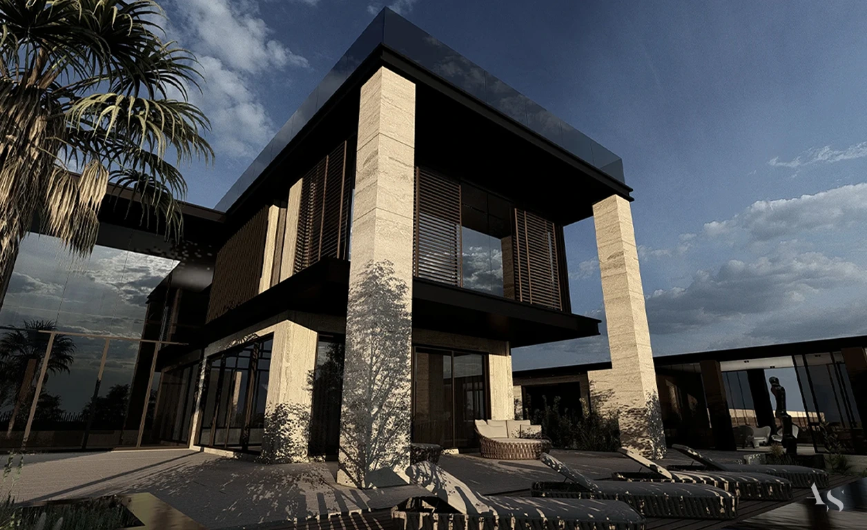 Villa Faqra Main View